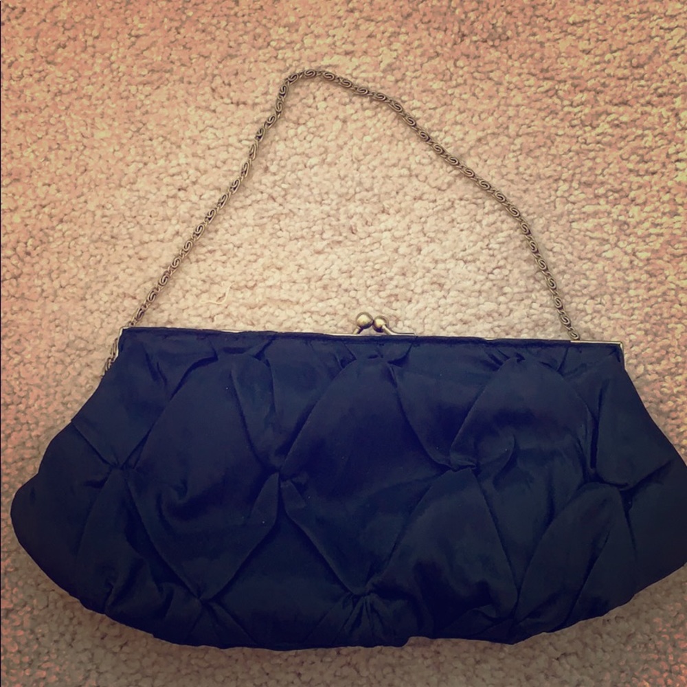 Black clutch purse